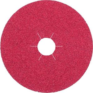Disco de fibra ceramico 180 mm x 22 mm grano 24