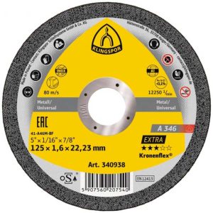 A 346 EX Discos de corte 230 x 1,9 x 22,23 mm recto Klingspor