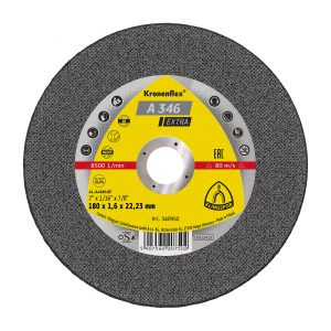 A346 EXTRA-DISCO de Corte Klingspor 180 x1,6 x 22,23