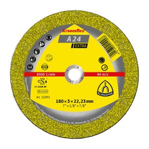 A 24 Extra-Disco de Corte fino Klingspor 180 x 3 x 22,3 mm