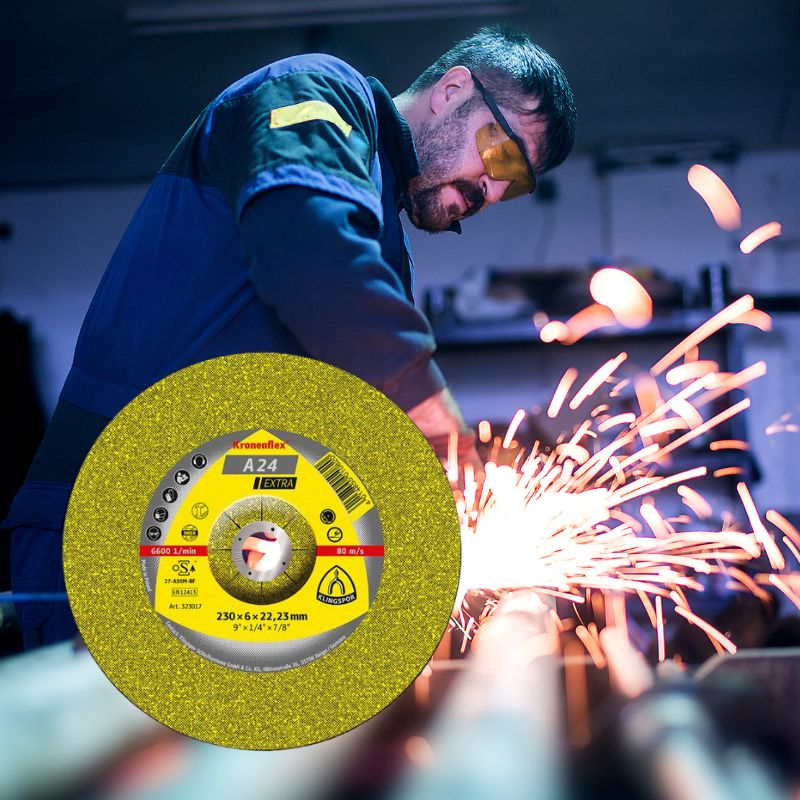 Disco de Desbaste Klingspor A 24 EX 230 mm: la solución profesional para desbastar acero sin perder tiempo ni rendimiento